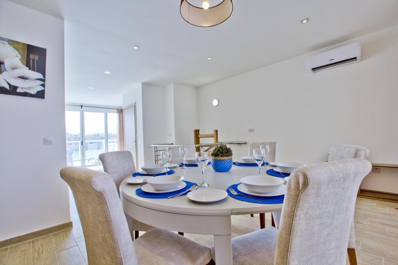 Appartamento Duplex Penthouse With Sea Views & Private Terrace By Shortletsmalta Sliema